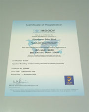 Moody’s ISO 9001:2000